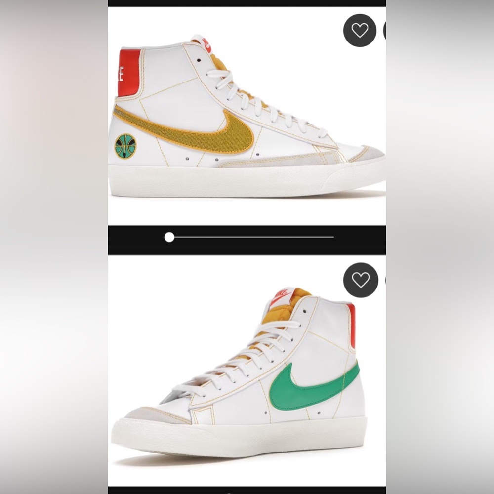 Nike Blazer Mid 77 Raygun Reversible Sequin Lace Up Sneaker size women’s 7.5